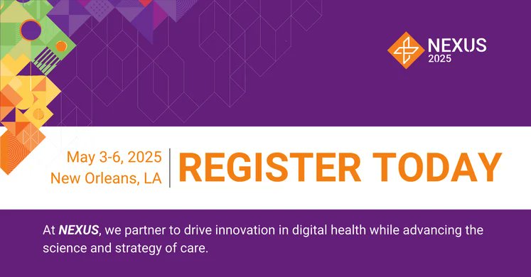 At the UMTRC, we're excited to sponsor NEXUS 2025, the premier event for advancing digital care and innovation!

Join us as we help lead the next era of healthcare delivery. #NEXUS2025

🔗 Register now: bit.ly/3DDBj92