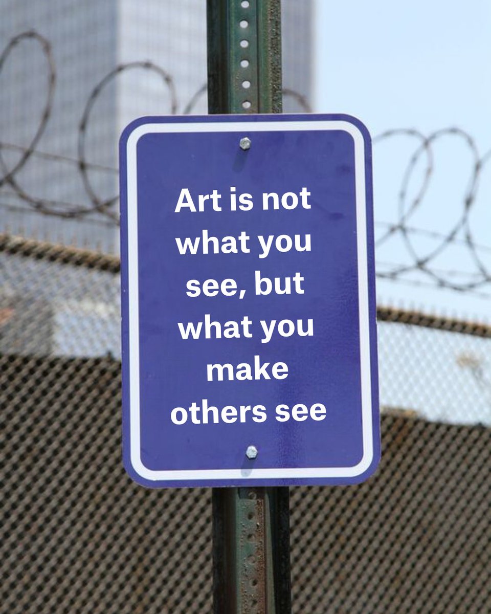 "Art is not what you see, but what you make others see,” - Edgar Degas. ⁠

Art is subjective, and how people receive it isn't fully within our control: all we can hope for is to spark a connection!
⁠
Do you agree? What are you trying to make others see with your art? ⁠👇⁠