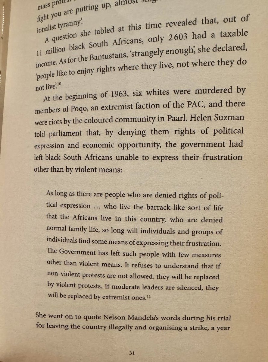 Injustice radicalises people and gross injustice radicalises people extremely. Helen Suzman, a champion of justice for all, understood this as captured by Lord  Renwick on her comments on actions of Poqo, a PAC faction. Let us work together for justice to assure peace and prevent