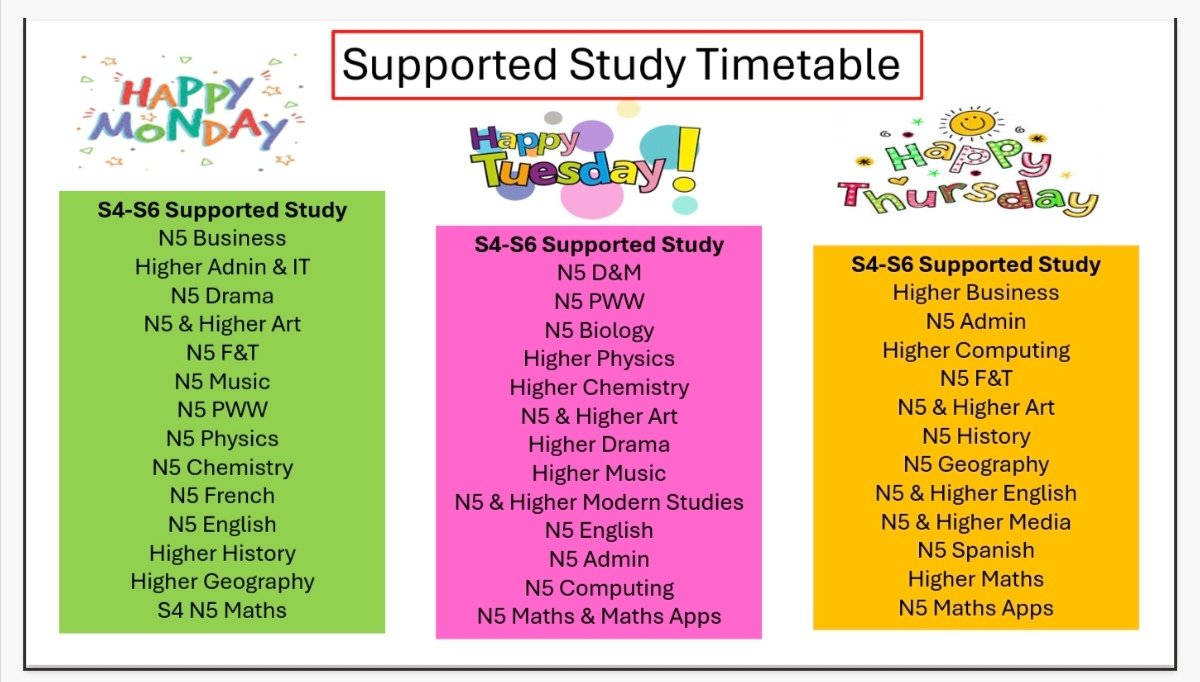 Mrs Madden (@amandamadden182) on Twitter photo 👀 Another very busy Supported Study timetable this week for S4-S6 learners to attend 💻📚🎒. #maximummotivation #studytime <a href="/allsaintsrcsec/">All Saints' RC Secondary</a> 👀 Another very busy Supported Study timetable this week for S4-S6 learners to attend 💻📚🎒. #maximummotivation #studytime <a href="/allsaintsrcsec/">All Saints' RC Secondary</a>