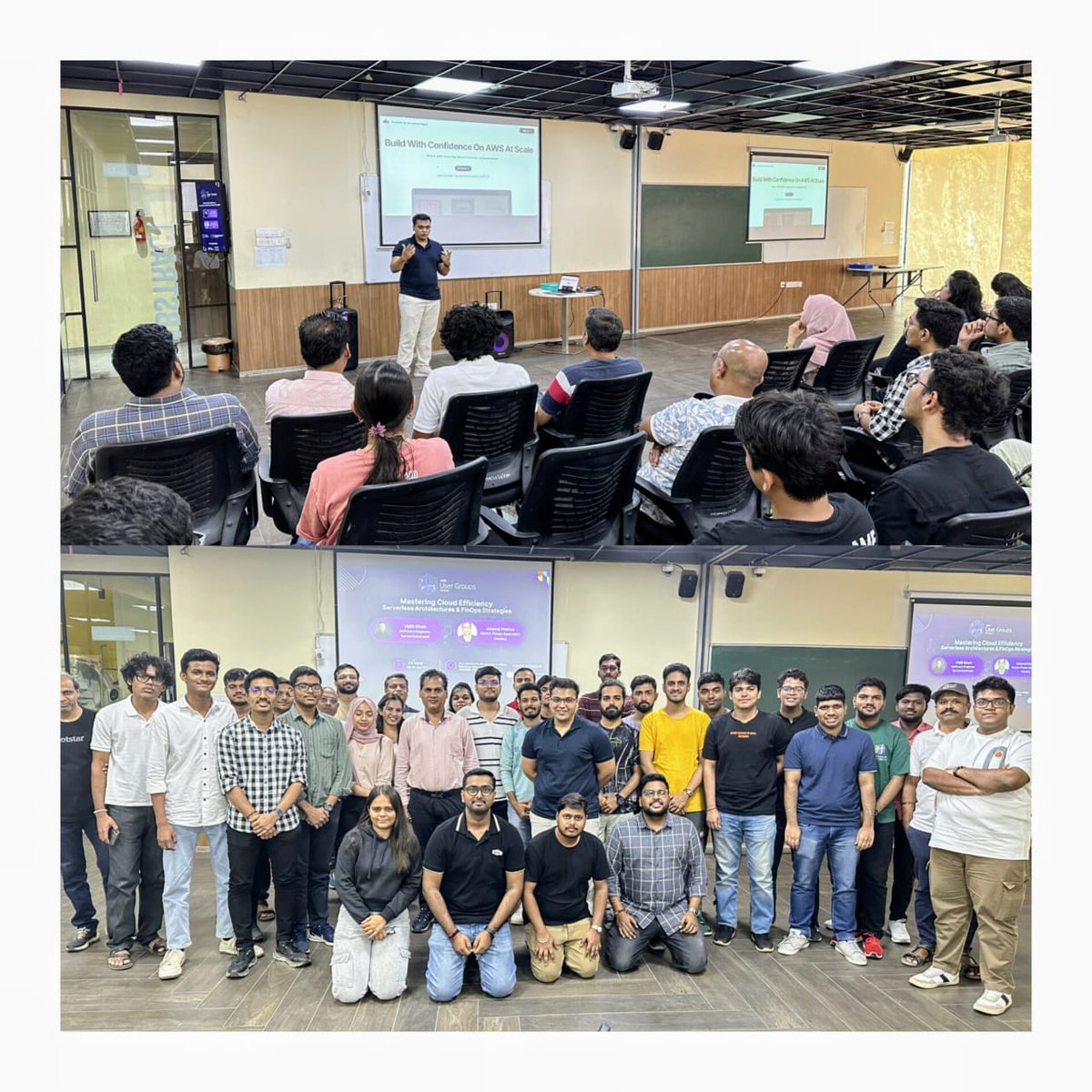 Vidit_210's tweet image. Spoke at AWS UG Mumbai yesterday on AWS CDK & SDK! Deployed a full stack app with end-to-end testing in my demo. Amazed by the turnout on a Sunday morning - thanks to everyone who attended! ! #AWS #CloudDevelopment