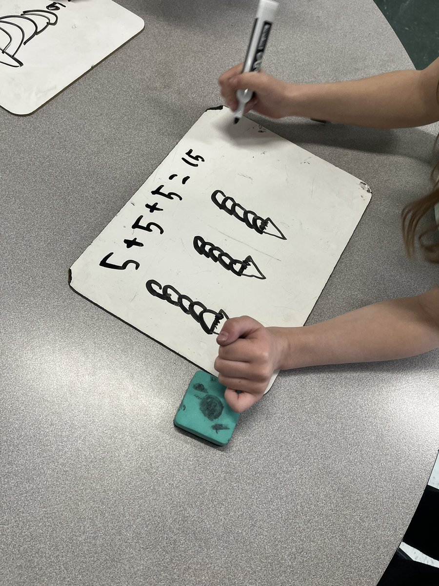 MathIrving's tweet image. Building Thinking Classroom ice cream scoops task with first grade!