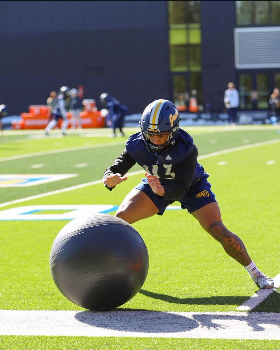 Spring practice is here 💙💛 #43  <a href="/itsrameredavis/">Ramere Davis</a>