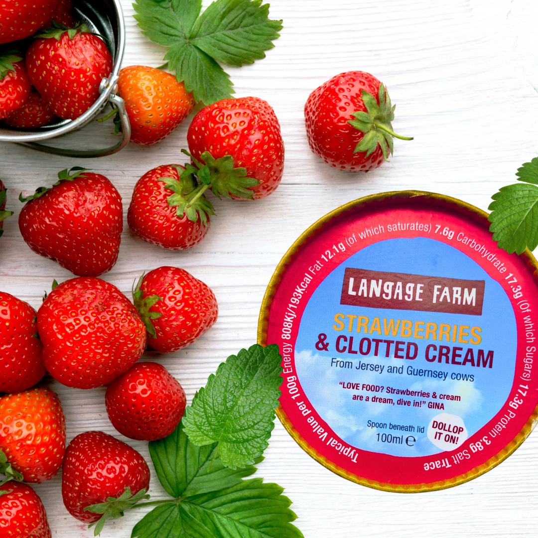 It may not be English strawberry season yet...but our Luxury Strawberries &amp; Clotted Cream ice cream is always in season!

A little bit of summer in a pot (even if it's only March!!)

Pick up yours and dive in.

#LOVELangage #Devon