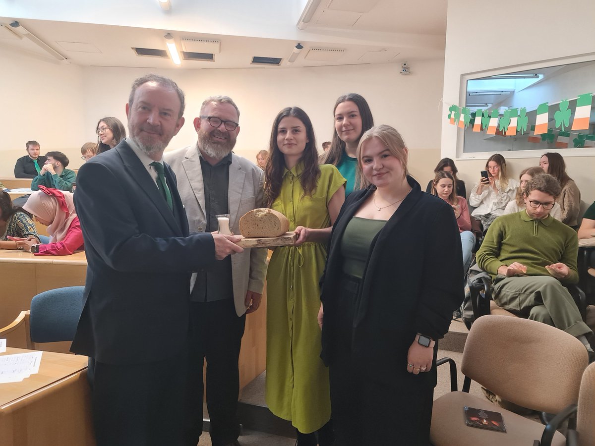 Always a pleasure visiting Trnava University around #StPatricksDay. We met w/ the wonderful staff &amp; students, discussing all things 🇮🇪.  Thank you for the warm welcome &amp; great engagement.