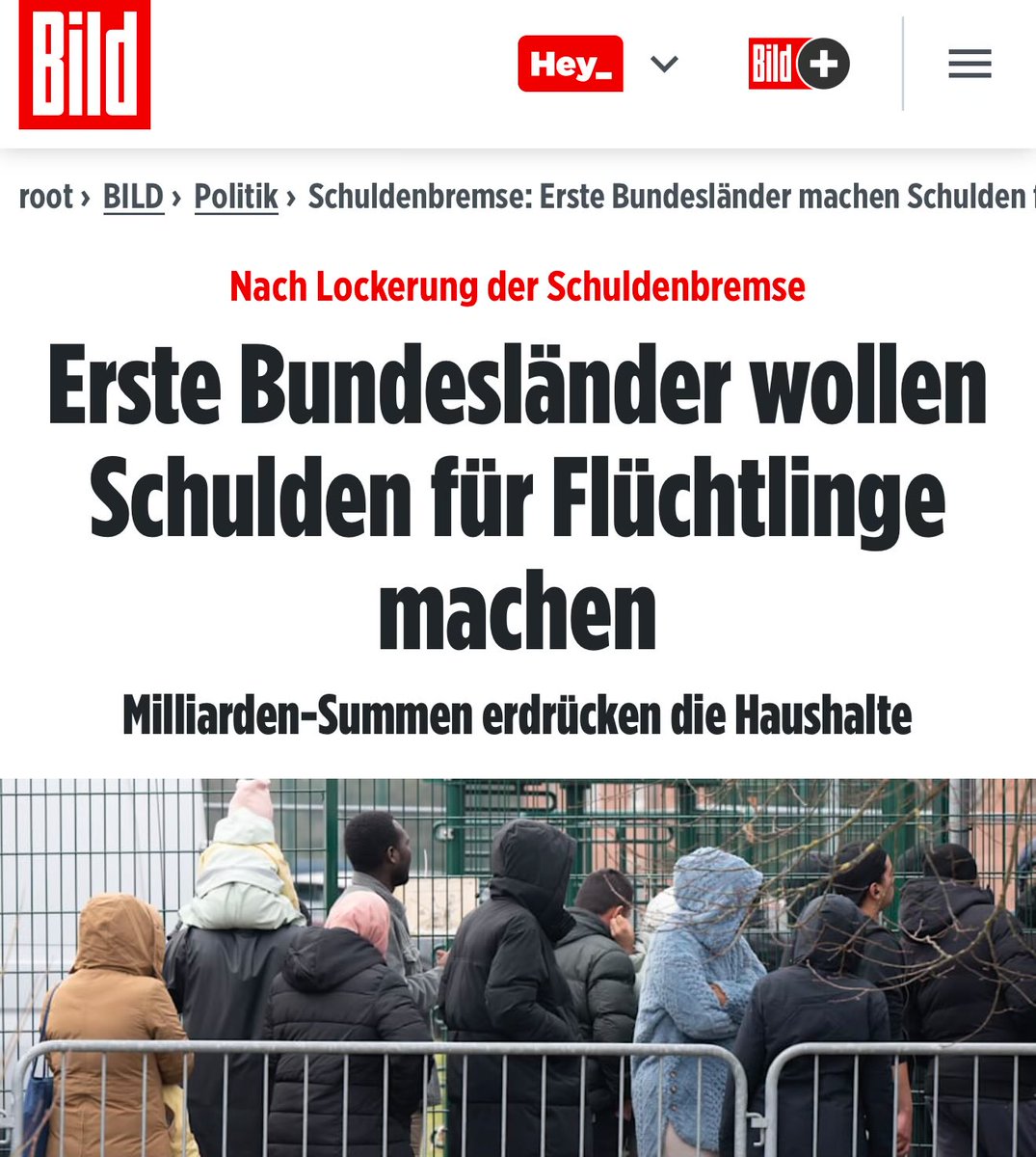Alice_Weidel's tweet image. Nicht einmal die Zusage, das Schuldenpaket für "Infrastruktur" und "Verteidigung" zu nutzen, hält die CDU ein: Stattdessen finanzieren die CDU-Landesregierungen in Berlin &amp;amp; Hessen damit Migrationskosten - zu Lasten aller, die in diesem Land noch einer Arbeit nachgehen und Steuern…