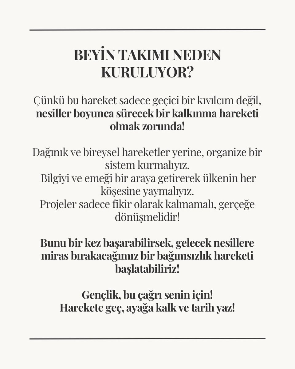 #BeyinTakımı #Öğrencilerİçin #FikirBirliği