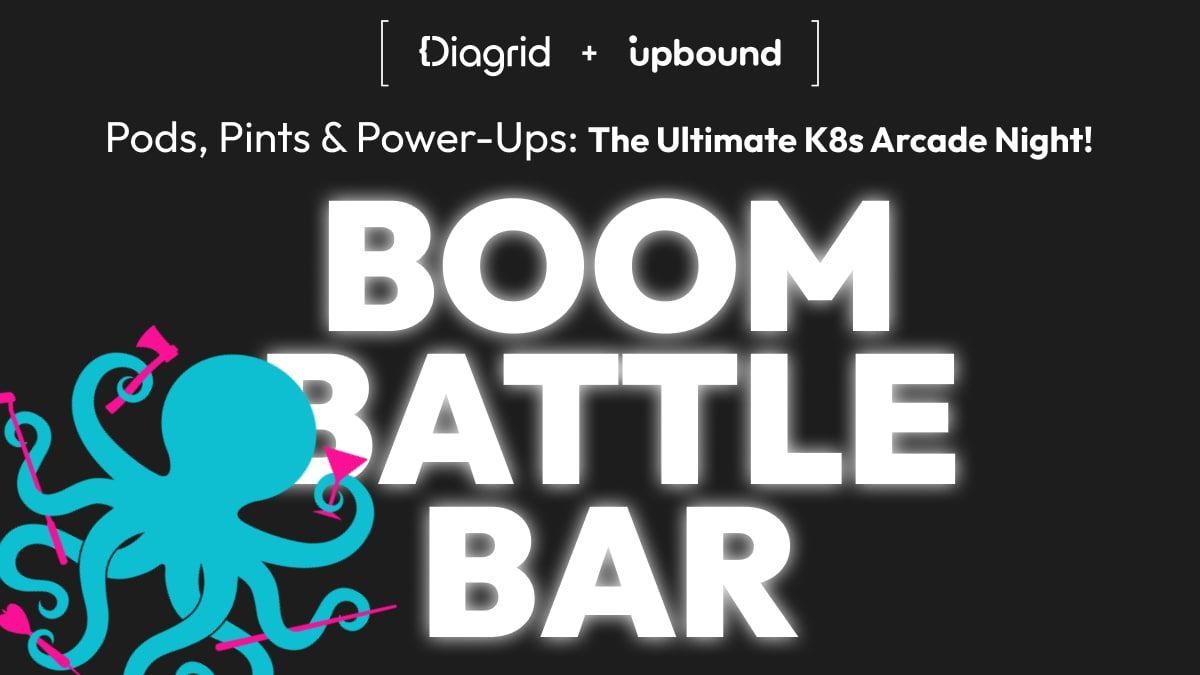 The #KubeCon + #CloudNativeCon EU party is next week, and it's booking up fast.  Claim your ticket today, and join <a href="/diagridio/">Diagrid</a> and <a href="/upbound_io/">upbound</a> for a night of arcade games, food, drinks.

buff.ly/1wMjNtA