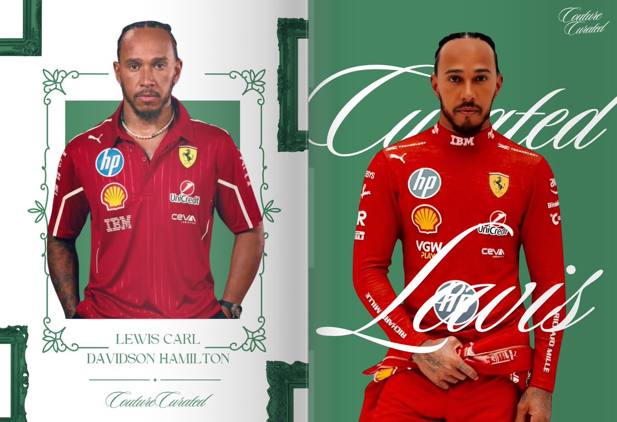 CuratedLewis's tweet photo. Along the way, I’ve discovered how fashion and personal style blend seamlessly when you know how to put things together. I, Lewis Hamilton, have built my own fashion streak and left the couture scene feeling inspired and happy. https://t.co/FUgHYFXIzz