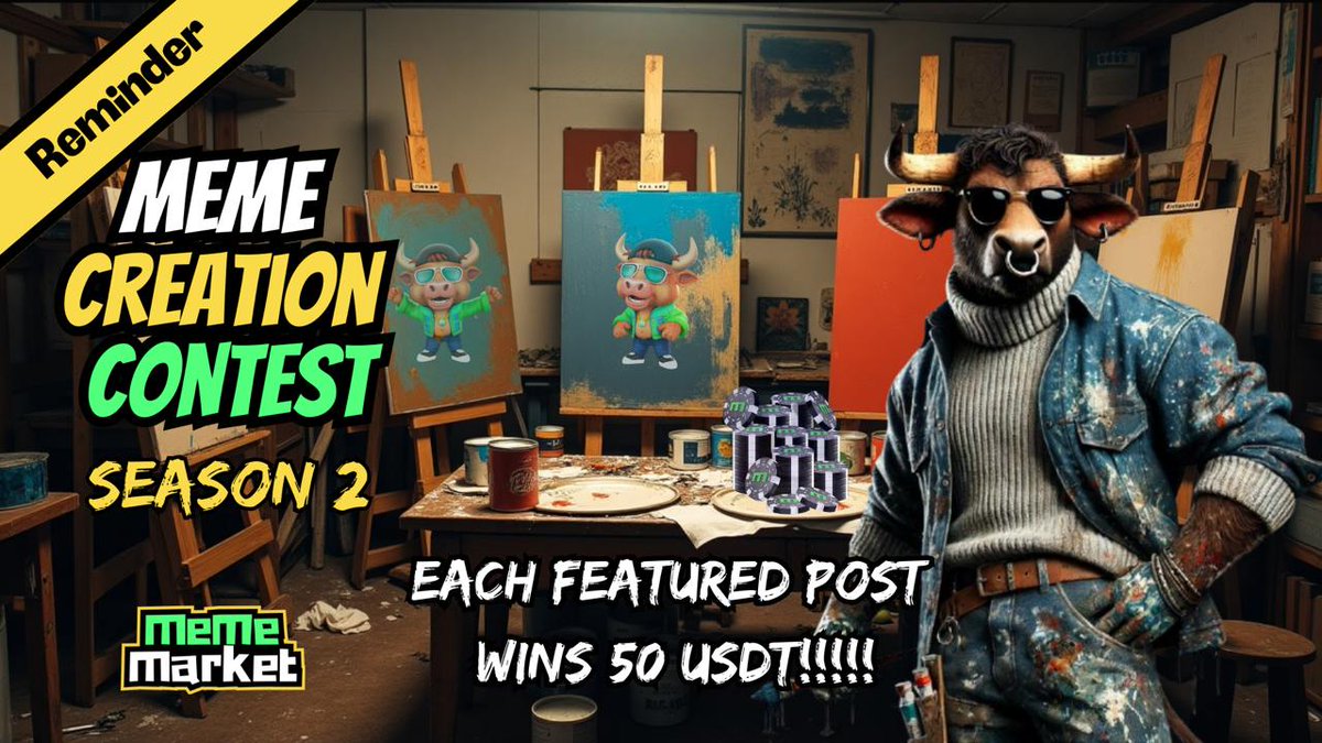 🚀 #MemeCreationContest Season 2 is in FULL SWING! 🎨🔥

One week in, and the community has been delivering some absolute bangers! 🤑💥 We’ve seen legendary entries so far, but there’s still time to get in on the action.

💰 Remember: Any memes featured on MemeMarket’s socials