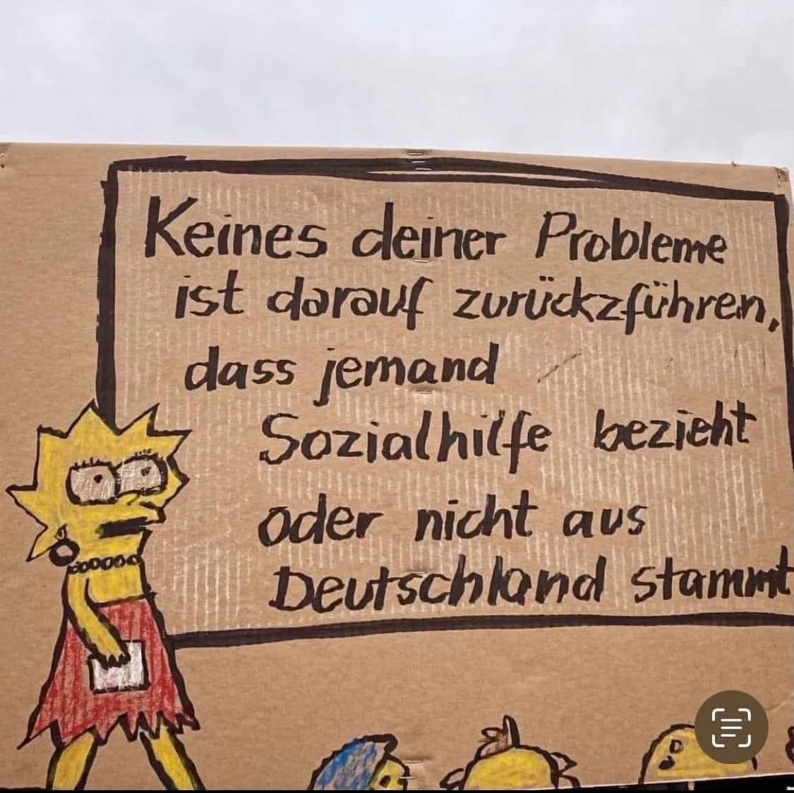 Bitte Teilen! 
Der Satz gilt auch für Bürgergeldempfänger/Innen!!