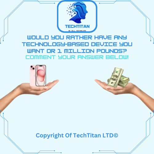 TechTitanX_'s tweet photo. Like, Share And Comment Your Answer Below To This Enticing Question!
#TECHTITAN #TECHTITANQUESTION https://t.co/l8lu2jsyuk