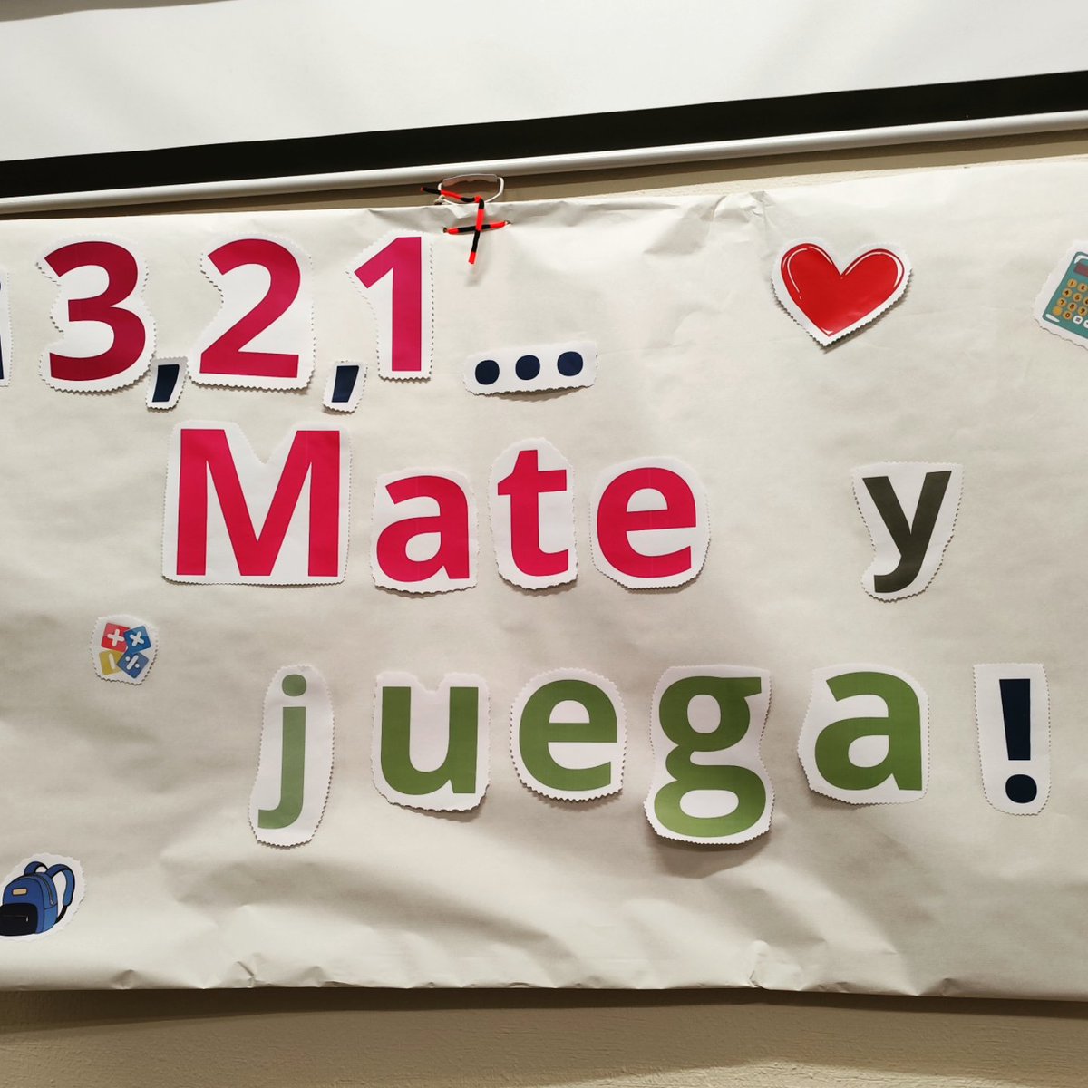 Este curso estamos desarrollando un proyecto muy ilusionante para favorecer las actitudes positivas hacia las matemáticas a través del juego. 3, 2, 1... ¡Mate y juega! #hablemosdematemáticas