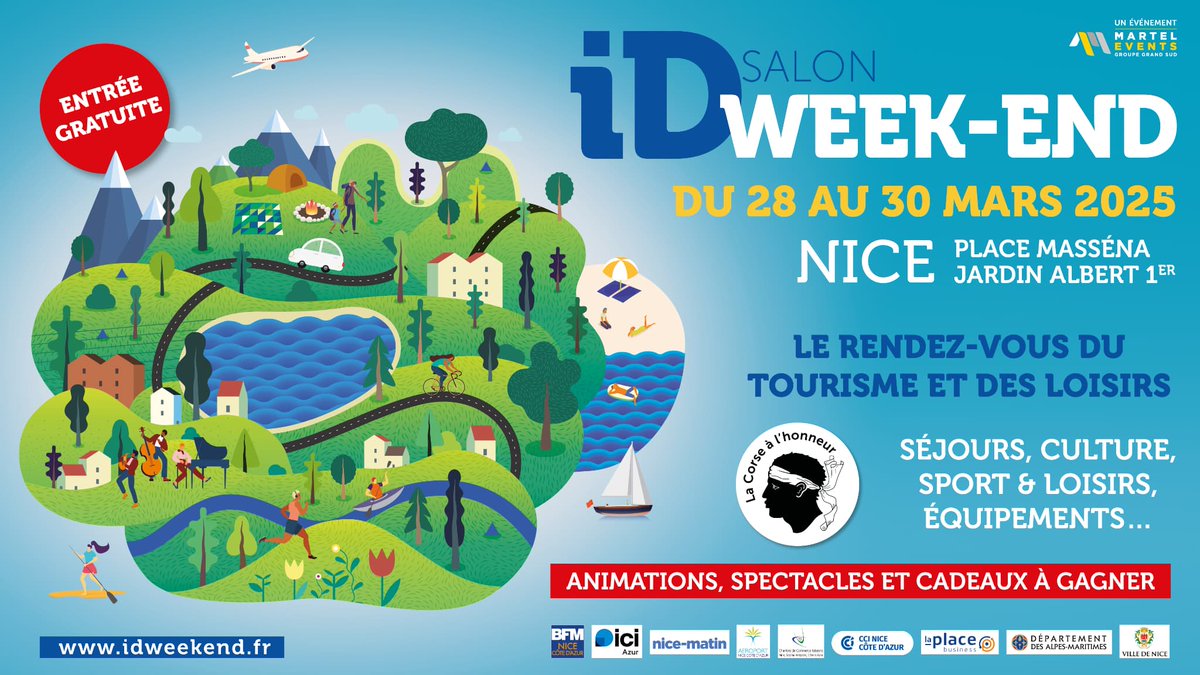 J'aime le nouveau tweet de À la recherche d'idées week-end ? 🌟 

Du 28 au 30 mars, le Salon iD Week-End vous attend à Nice ! Séjours, activités, bons plans… Inspirez-vous gratuitement ! ✨

👉ow.ly/ZxSx50V7xLF

 #CotedAzurFrance #Departement06 @A…