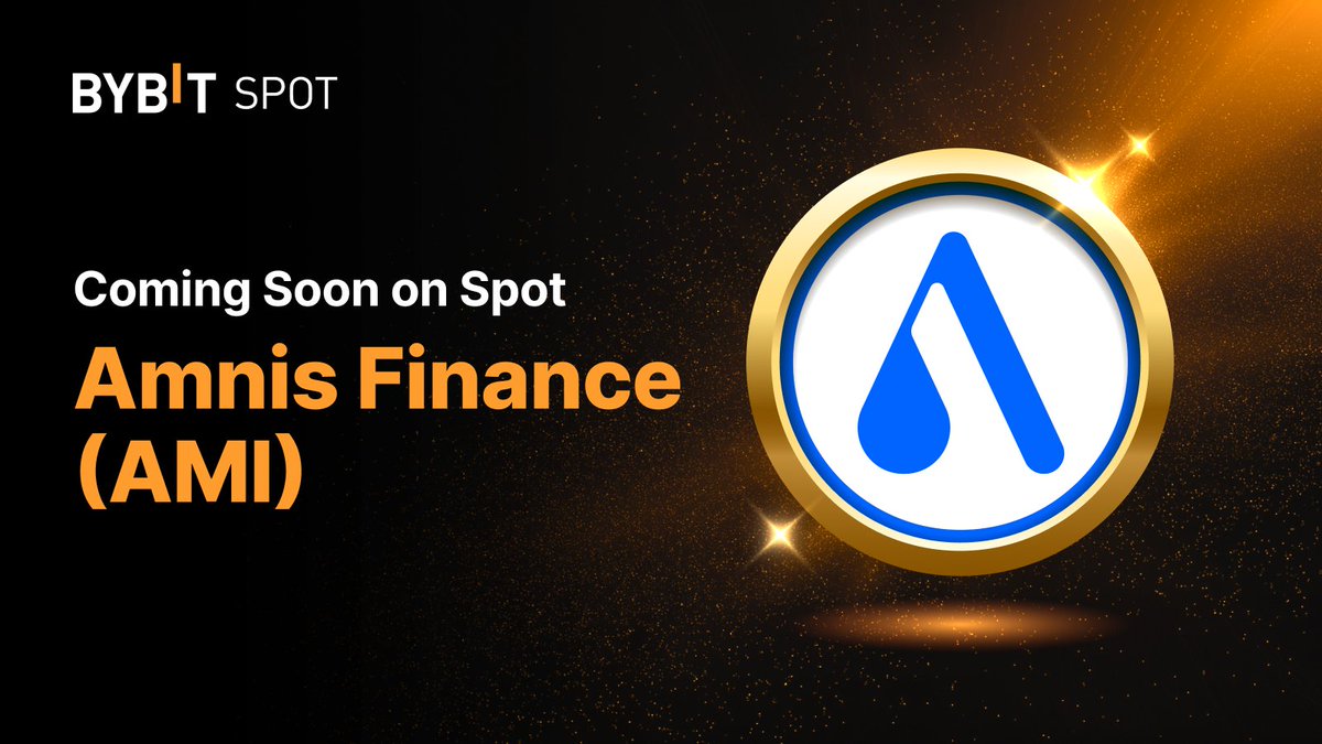 Bybit (@bybit_official) on Twitter photo 📣 $AMI is coming soon to the #BybitSpot trading platform with <a href="/AmnisFinance/">Amnis Finance</a>!
Listing time: Mar 26th, 10AM UTC. Stay tuned for more!
#BybitListing #TheCryptoArk 📣 $AMI is coming soon to the #BybitSpot trading platform with <a href="/AmnisFinance/">Amnis Finance</a>!
Listing time: Mar 26th, 10AM UTC. Stay tuned for more!
#BybitListing #TheCryptoArk