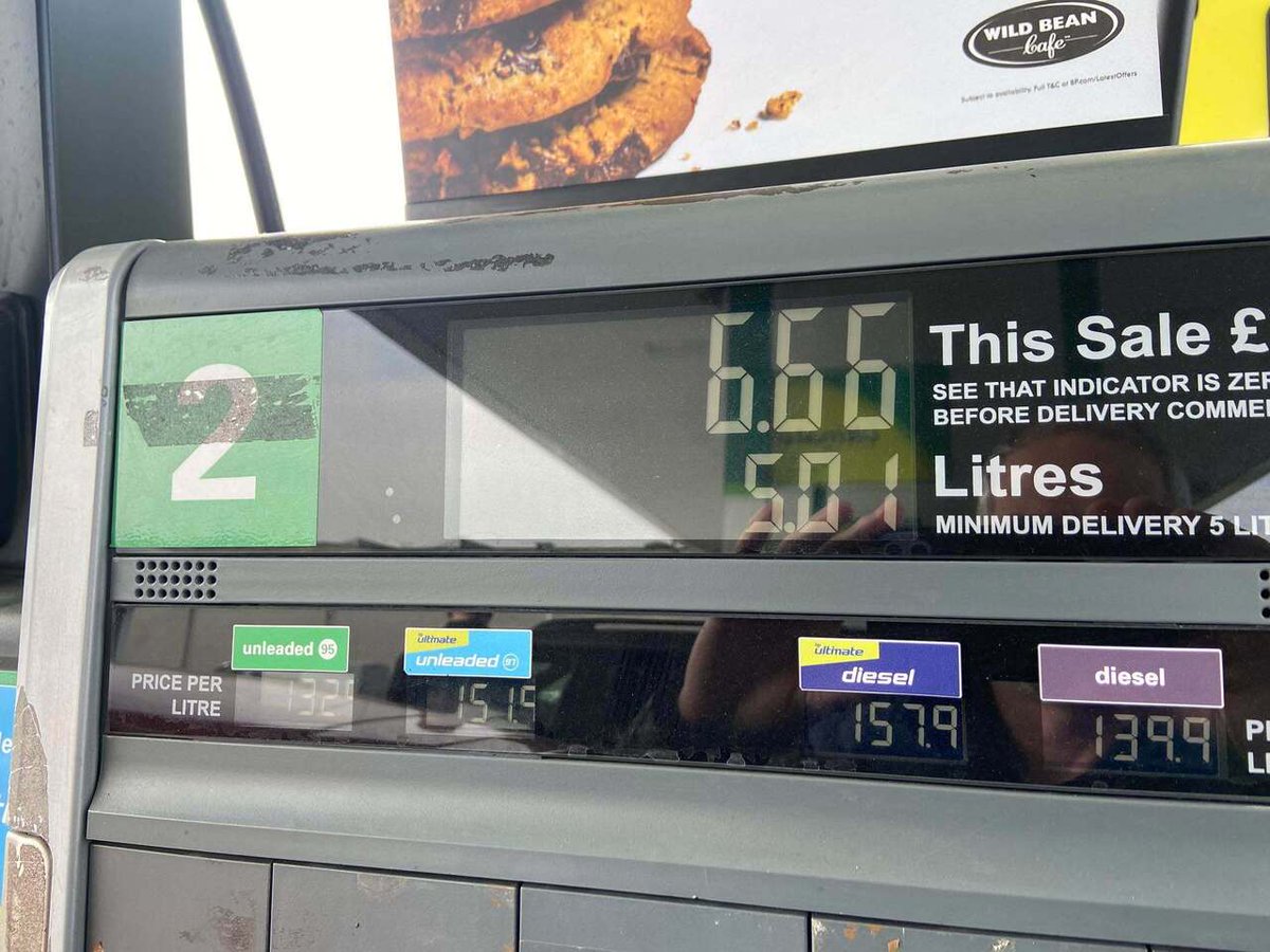 When you rock up to a petrol pump and the devil before you bought 6.66 worth, then you go in and pay where the receipt says you did it at 1:11 ✨😈