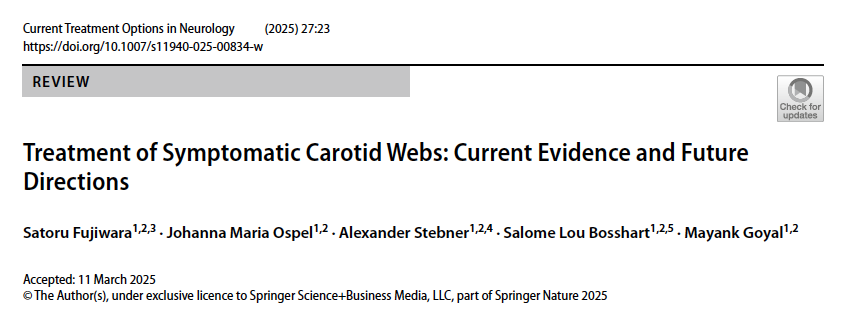 Johanna Ospel, MD PhD tweet media