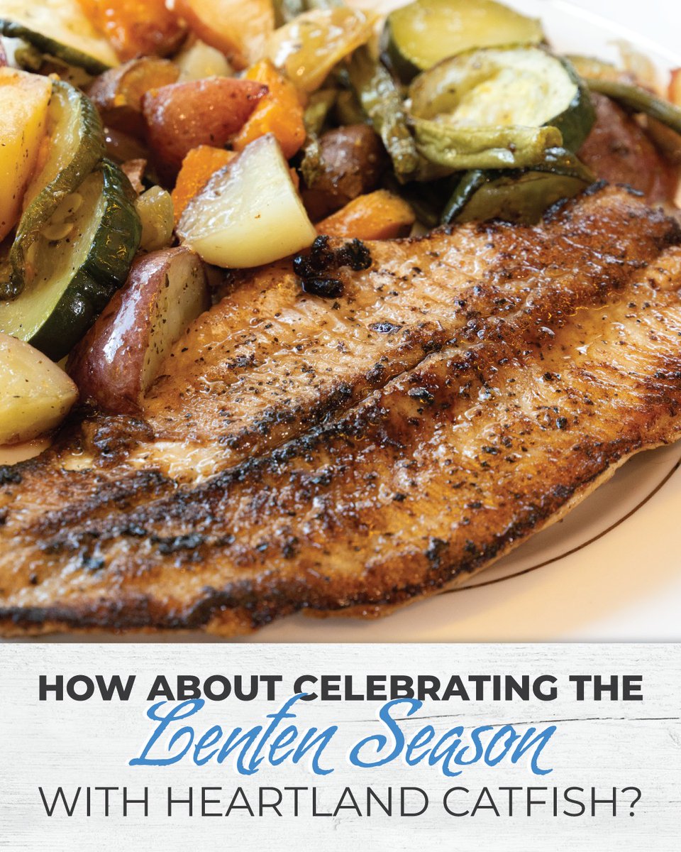 The Lenten season is upon us and many people celebrating will be participating in meatless Fridays. Check out our latest blog to learn more about how you can celebrate this season with Heartland Catfish. 
heartlandcatfish.com/spend-the-lent…

#LentenSeason #Lent #MeatlessMeals #NewBlog