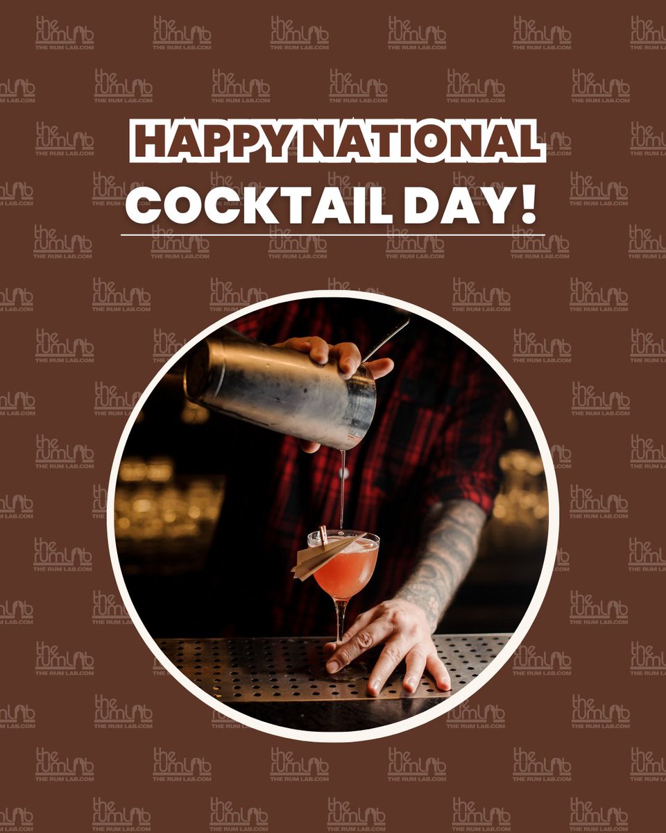 🍹 March 24th is #NationalCocktailDay, the perfect excuse to shake, stir, and sip your favorites! Whether you crave a tropical piña colada, daiquiri, a bold old fashioned, or a zesty margarita, today is all about celebrating the art of mixology.