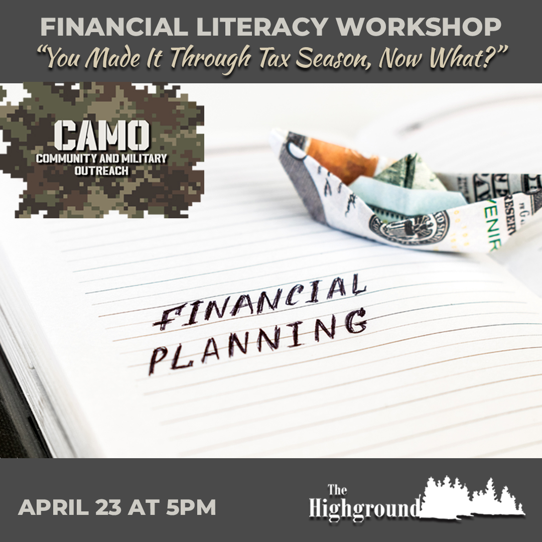 TheHighgroundWI's tweet image. Join us an engaging #moneysmart workshop, The Highground&apos;s very first 𝗖𝗔𝗠𝗢 (Community and Military Outreach) Program offering!
👉 𝗔𝗽𝗿𝗶𝗹 𝟮𝟯 𝗮𝘁 𝟱𝗣𝗠
Visit our website for details.

#financetips
