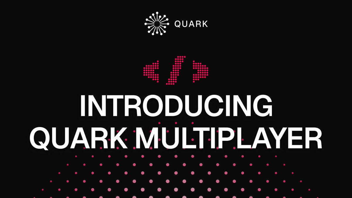 Introducing Quark Multiplayer – The Networking Engine Powering the Future of Online Worlds

Quark Multiplayer is a distributed compute engine designed to scale networked games and simulations. Here's why it's groundbreaking:

1️⃣ Most Scalable: Quark eliminates the constraints of