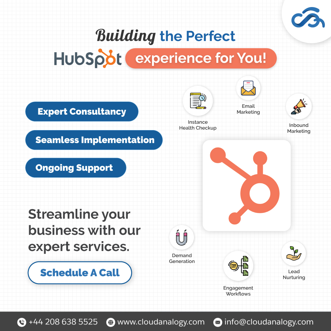 cloudanalogy's tweet image. Struggling with @HubSpot?

Get expert setup, seamless integration &amp;amp; ongoing support.

 Let’s talk: cloudanalogy.com/hubspot-crm-im…

#HubSpotCRM #HubSpotExperts #HubSpotConsulting #HubSpotSupport