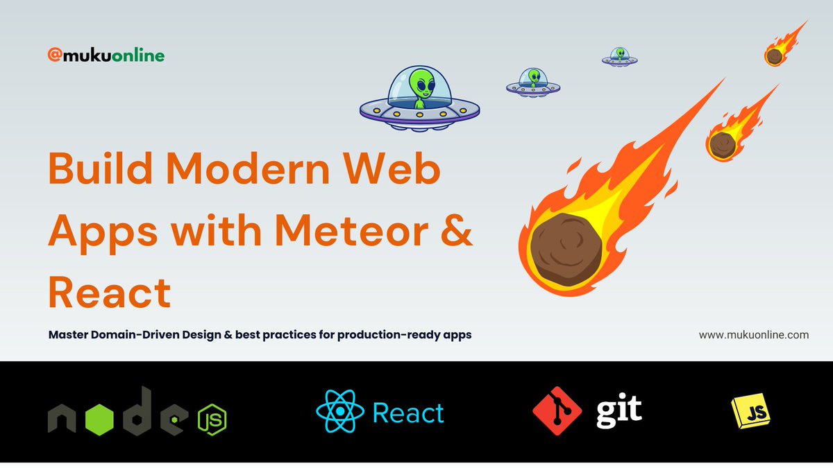 NtuOnTech's tweet image. Build and Ship Apps Fast

Learn to build production-ready web applications using Meteor and React.

Following Domain-Driven Design principles and modern development practices.