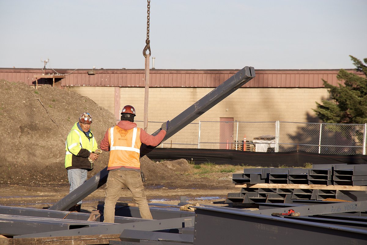 🛠️ Progress update: Lenoir Community College Aviation Center for Excellence is taking shape! Site work complete, foundation slabs poured. Next up: raising steel and walls. Exciting times ahead for Eastern NC!