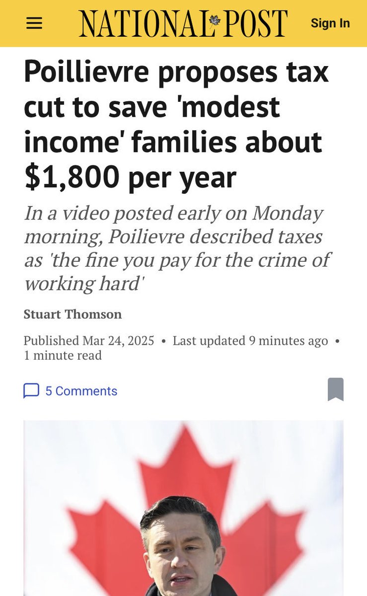 For many Canadians, this could be the difference between paying your bills or going into debt.

Conservatives will cut income tax by 15% dropping the lowest income tax bracket to 12.75%.

Do Liberals deserve a fourth term or is it time to put Canada First for a change?
