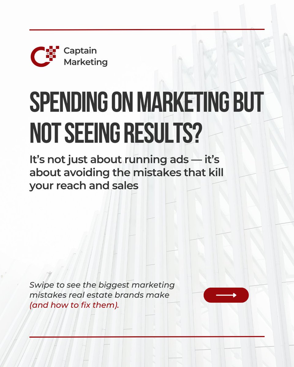 captnmarketing's tweet photo. Stop guessing and start growing your business with a proven system tailored to your goals.

📩 DM us now to get started!
#RealEstateMarketing #MarketingThatWorks  #CaptainMarketingLtd https://t.co/OKoWad2Rxq