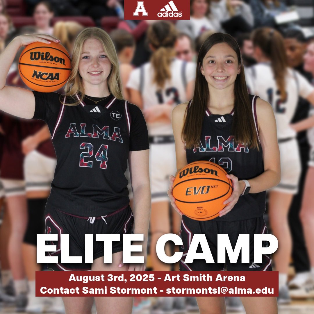 Elite Camp‼️

Recruits, we’d love to have you on campus to work with our team and coaches! See what it’s like to be a Scot for the day. 

🔗 admissions.alma.edu/register/?id=c…