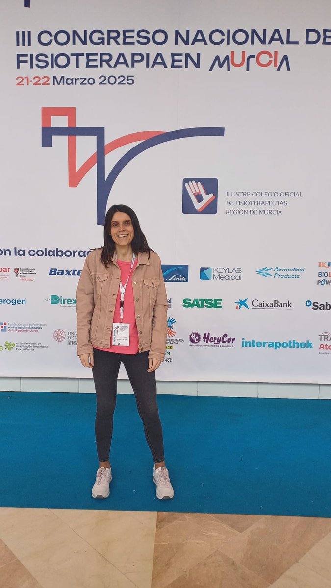 Nuestra compañera <a href="/susiprieJ/">Susana Priego Jiménez</a> ha asistido al III Congreso Nacional de Fisioterapia en UCI, organizado por el <a href="/COFIRMoficial/">Colegio Oficial de Fisioterapeutas de Murcia</a>, que se ha celebrado en Murcia este fin de semana 👏