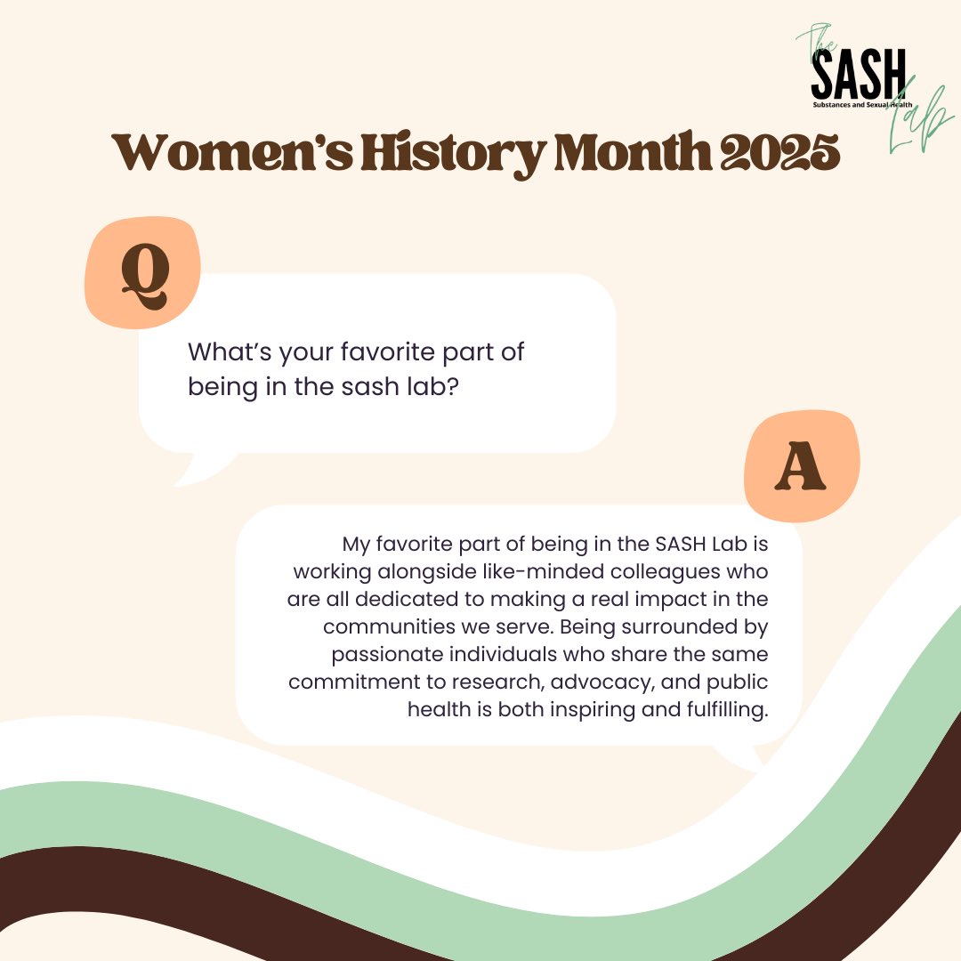 It’s time for a SASH Lab Women’s History Month Roll Call!
.
Meet Cristina Pagan, a powerhouse in youth advocacy, mental health, and community leadership. Cristina is dedicated to bridging mental health services with community care, and creating safe spaces for youth &amp; families!