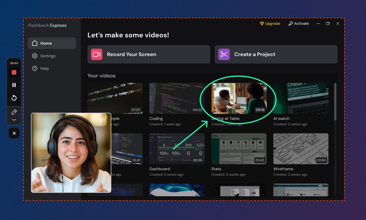 FlashbackGo's tweet image. You just spent 20 minutes recording the perfect tutorial… only to realize your screen recorder cropped half the screen.😭

Flashback Express 7 fixes all that.
→ Full screen? ✅
→ Custom region? ✅
→ Webcam? ✅
→ Audio sync? ✅

Free download 👉flashbackrecorder.com/express