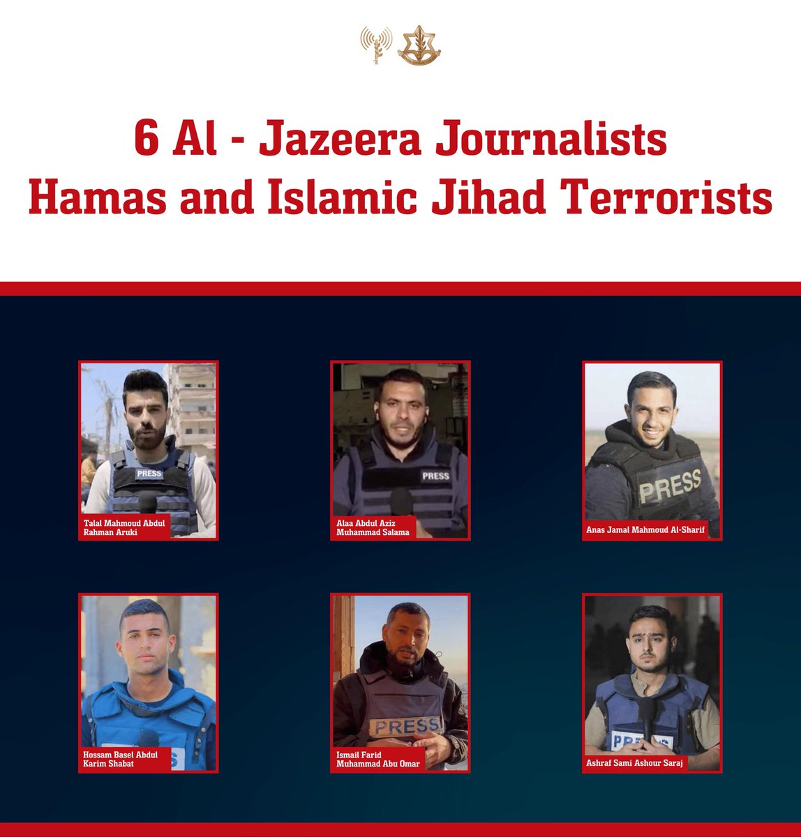 IOF released this in October 2024.

They put a target on all these journalists, including Hussam Shabat who they just assassinated. 

He was 24 and killed for diligently reporting on the genocide of his people.

We are dealing with Nazis. They must be stopped.