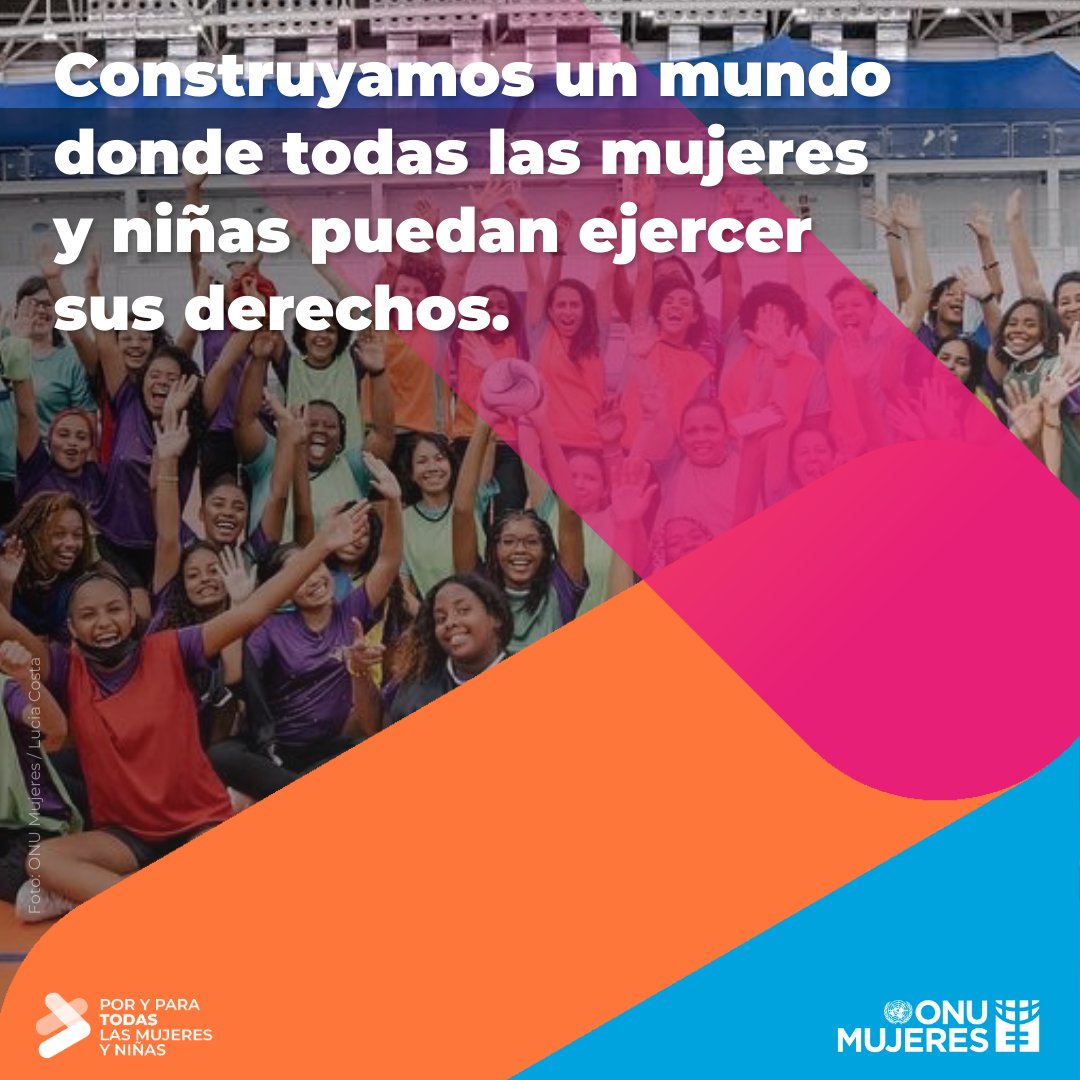Un mundo con igualdad es posible. 💜​
#PorYParaTodas