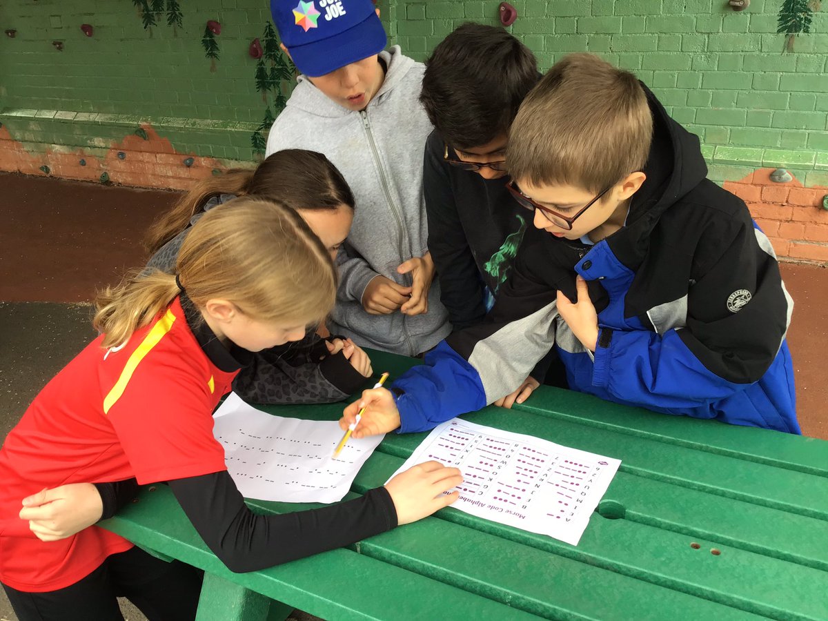 ClaphamTerrace1's tweet image. In @CommandoJoes, Year 5 are decoding ancient scrolls. Will decoding the scrolls hold the key to completing the mission? #decoding #morsecode #teamwork