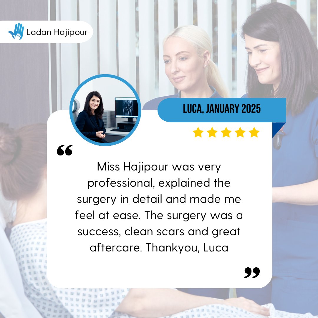 Surgery can be overwhelming, which is why making sure you feel comfortable and informed is a top priority. 

If you have recently undergone treatment, let us know your experience by leaving a review below 👇

#GoogleReviews #PatientCare #HandSurgery