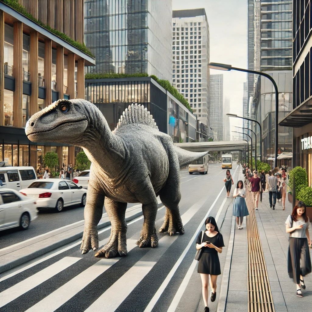 Dinosaurussen zijn niet uitgestorven omdat er een meteoriet op hun kop is gevallen, maar omdat miljarden jaren geleden de meteoriet zorgde voor een andere omgeving waaraan zij zich niet konden aan aanpassen.  buff.ly/xYbMBR0