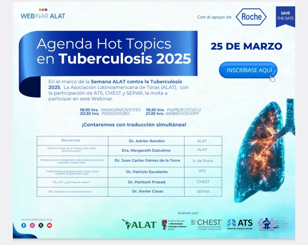 Webinar colaborativo con la participación de Sociedades hermanas. Mañana martes 25 de marzo. Link de inscripción:
zoom.us/webinar/regist…