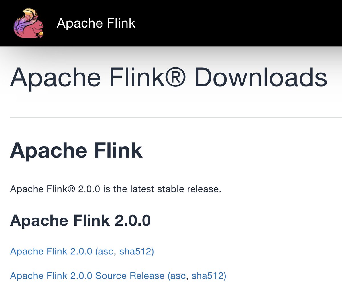 hpgrahsl's tweet image. 🐿️ #ApacheFlink 2️⃣.0️⃣ is here 🚀

📝 flink.apache.org/2025/03/24/apa…

📦 flink.apache.org/downloads/