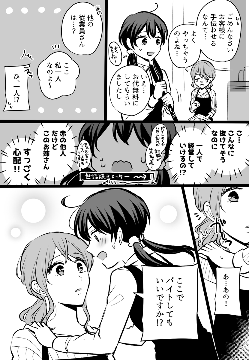 【創作百合】ほっとけないお姉さん(2/2) 