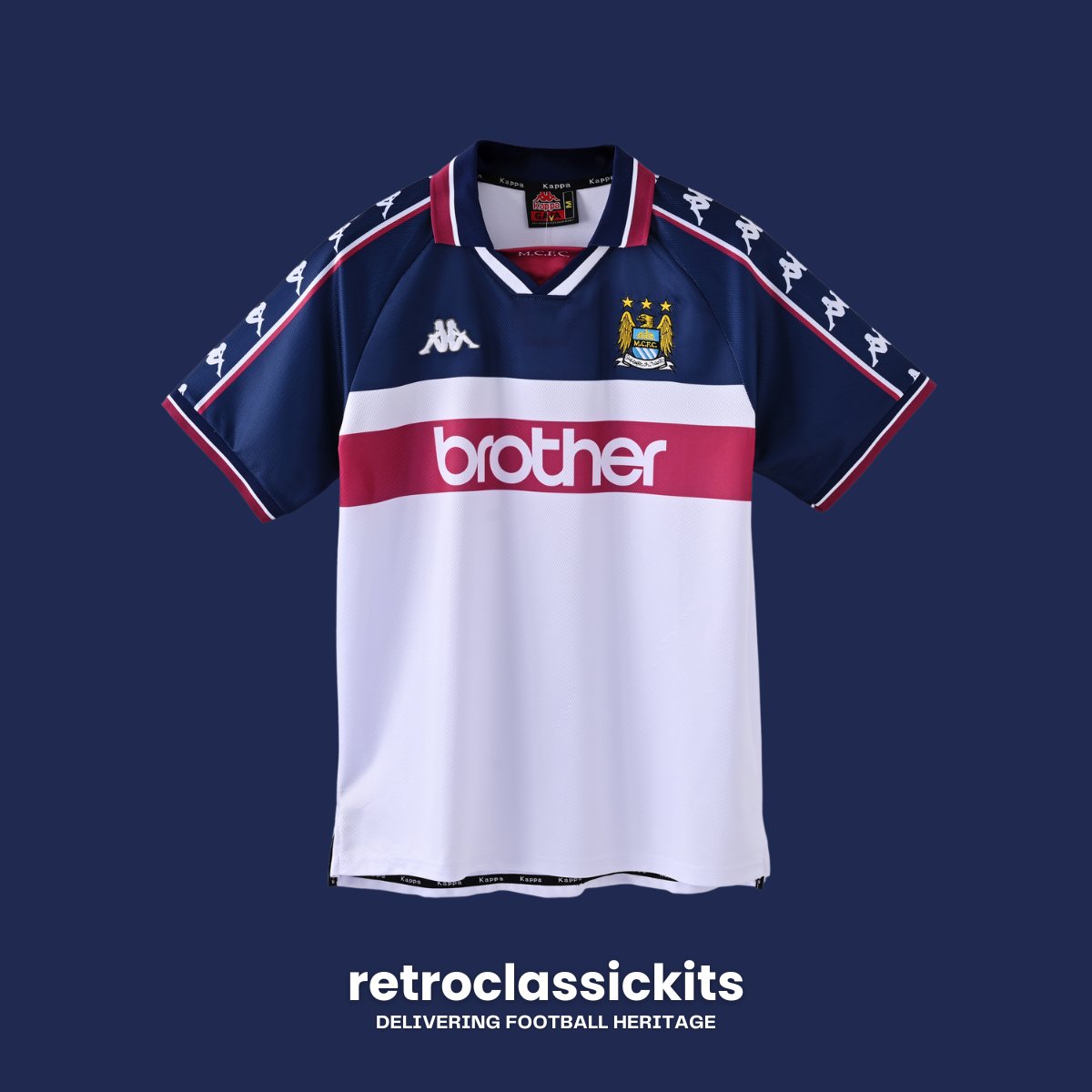 KitLegacy's tweet image. 1997-98 Manchester City Away Kit 🔙

Worn by the likes of Shaun Goater, Georgi Kinkladze, Nicky Weaver during the 97/98 Season.

FREE Worldwide Shipping 📦
FREE Custom Name &amp;amp; Number Print 🖨

Limited Stock! GET YOURS NOW! Link in Bio 🚨🔥

#mancity #manchestercity #football