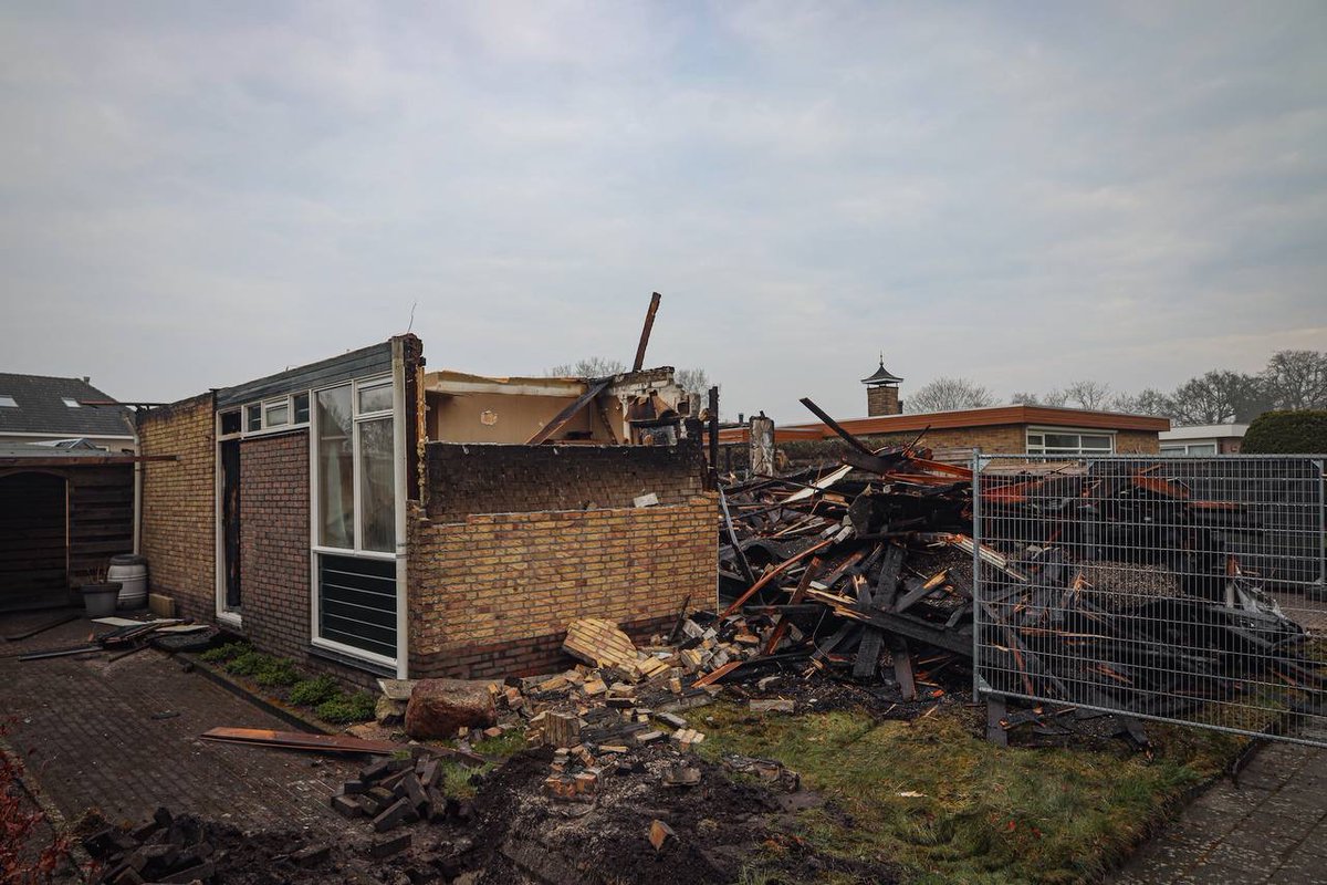 Grote brand in Zevenhuizen