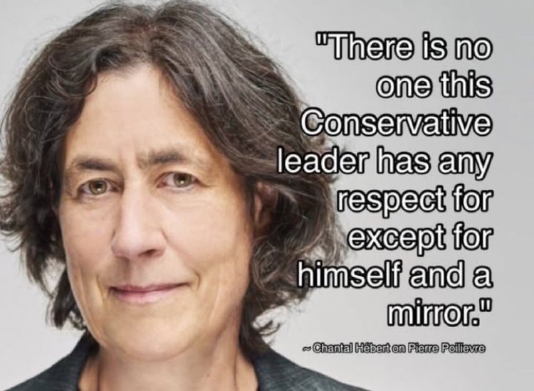 I always respected Chantal Hébert! 🇨🇦
J’adore Chantal! 🇨🇦
#NeverPoilievre 
#MarkCarney