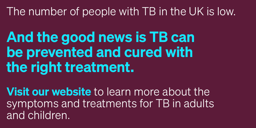 Today is World Tuberculosis Day. Visit our website to find out who is at risk of getting TB, what the symptoms are and how it can be treated. orlo.uk/7Nrcs #WorldTBDay