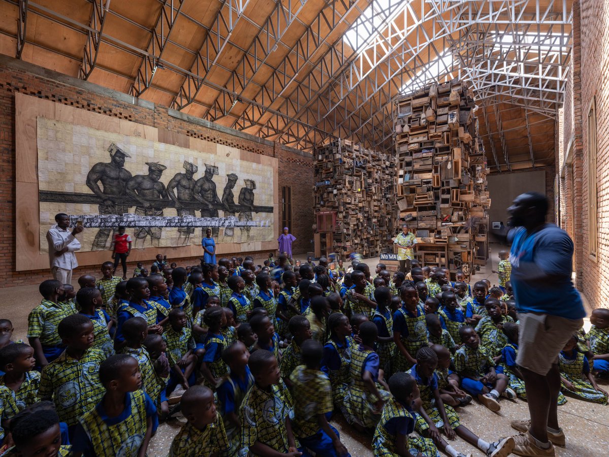 ibrahim_mahama's tweet photo. Redclay has reconstituted its permanent Public collection and still accessible all year round admission free. Please visit whenever you are in Tamale. Or sponsor a local rural school to see the collection as we do as part of our programme. https://t.co/TUWwC2s18H