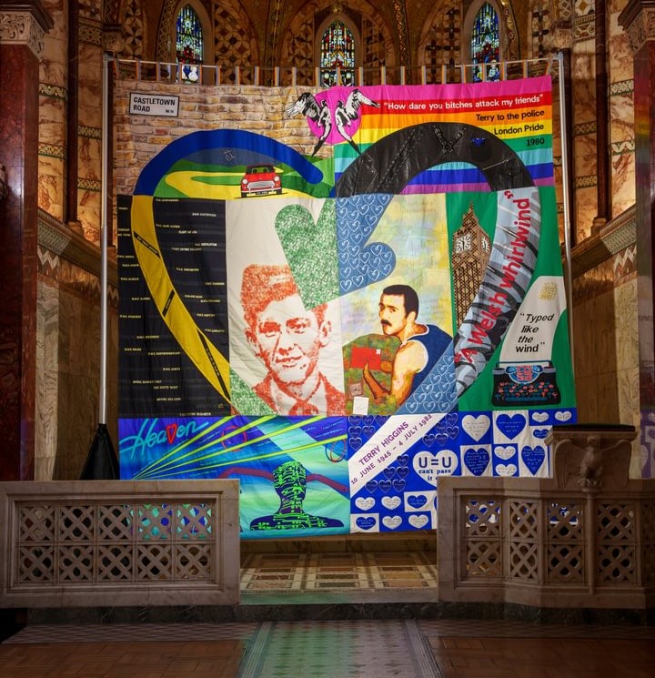 The Terry Higgins Memorial Quilt is going to <a href="/QueerBritain/">Queer Britain</a> 💙

We're so pleased that from 11-16 June, the quilt will be on display at the UK's national LGBTQ+ museum, to mark what would have been Terry's 80th birthday. 

📸 <a href="/joetwiggphoto/">Joe Twigg</a>

tht.org.uk/news/terry-hig…