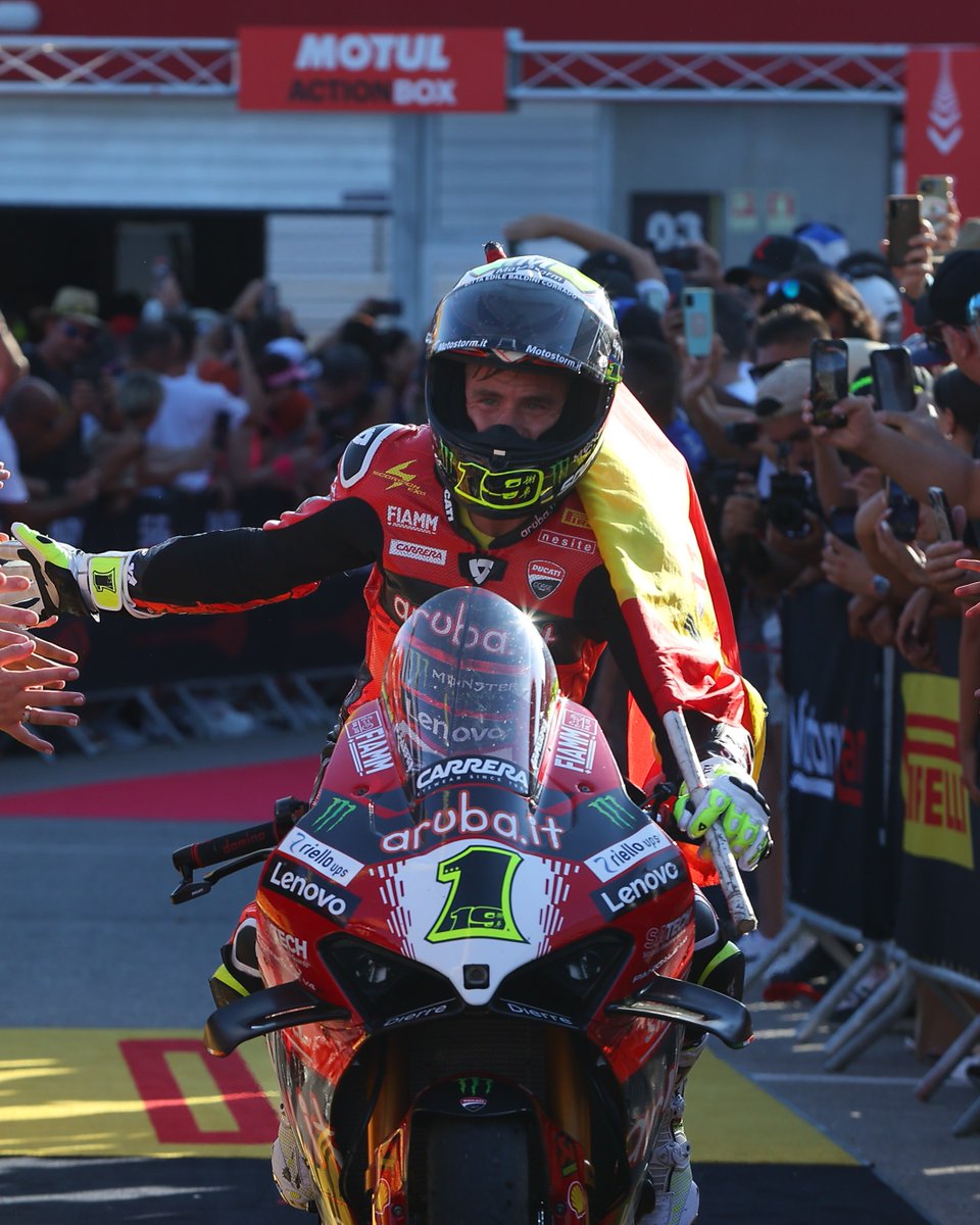 WorldSBK (@worldsbk) on Twitter photo History made at Portimao! 🔥
Last year, <a href="/19Bautista/">Alvaro Bautista Arce</a> etched his name in the record books at our favorite rollercoaster, claiming his 100th #WorldSBK podium 🏆✨
#PortugueseWorldSBK 🇵🇹 History made at Portimao! 🔥
Last year, <a href="/19Bautista/">Alvaro Bautista Arce</a> etched his name in the record books at our favorite rollercoaster, claiming his 100th #WorldSBK podium 🏆✨
#PortugueseWorldSBK 🇵🇹