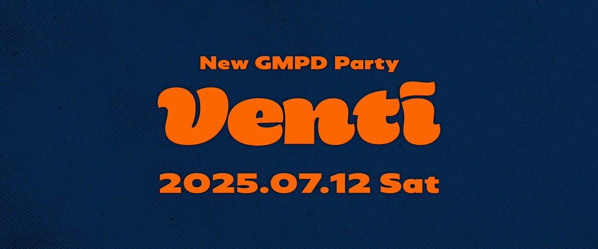 🪩拡散希望🪩
『Venti【大きい】サイズはいかが？』

GMPD好きのためのNew Party！全国からカワイイ&amp;カッコイイGMPDが集結🫶

GMPD好きなら年齢・体型関係無く楽しめるよう鋭意準備中

フォロー&amp;リポストして、詳細をお待ちください👍

オーガナイザー <a href="/iku__v/">いく</a>
